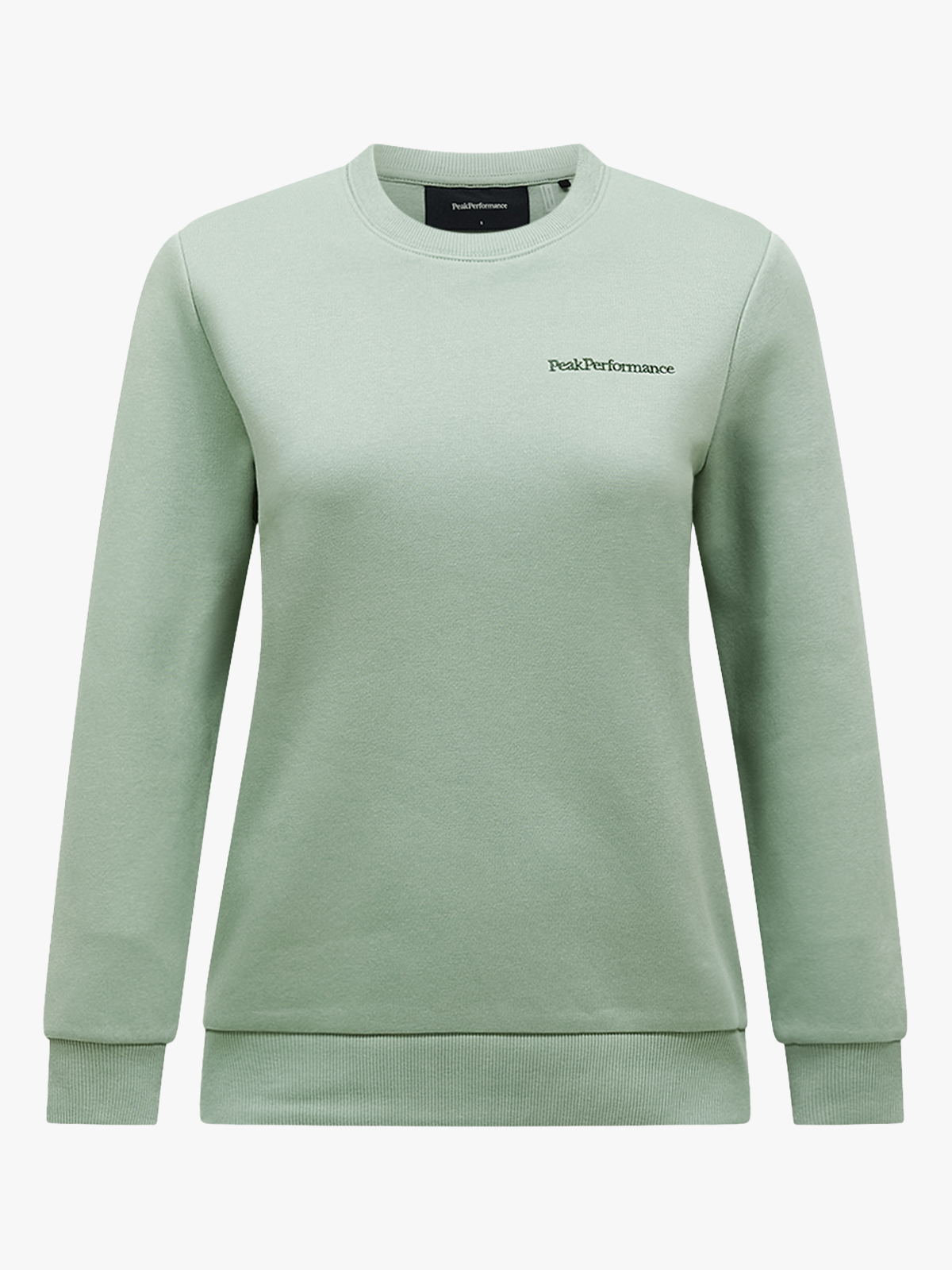 Peak Performance Original Small Logo Crew Green Valley