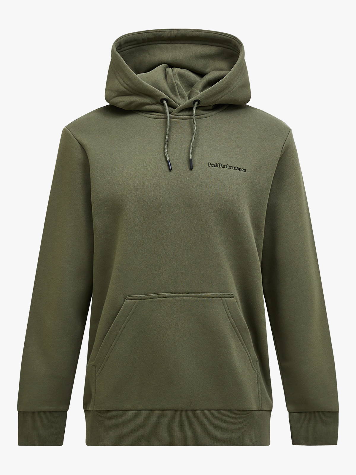 Peak Performance M Original Small Logo Hood Pine Needle