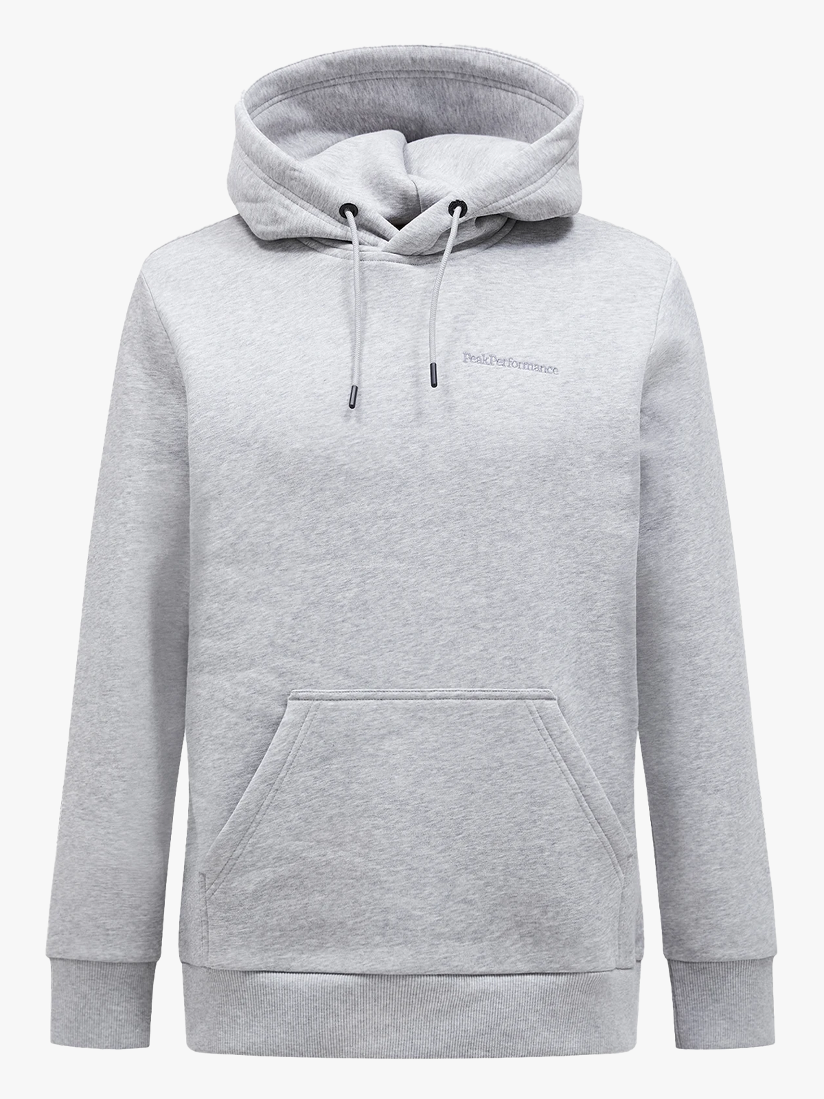 Peak Performance M Original Small Logo Hood MED GREY MELANGE