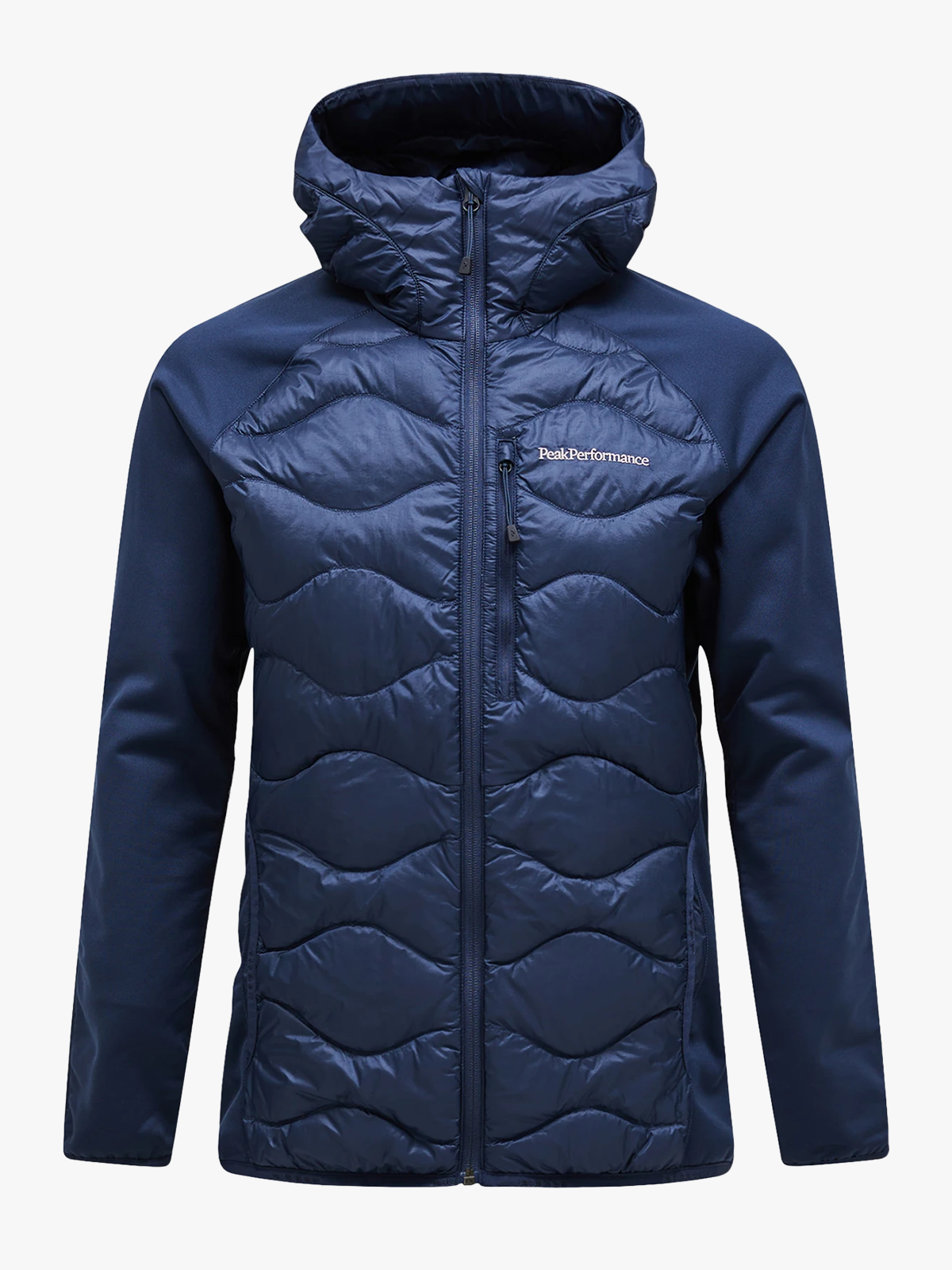 Peak Performance Helium Down Hybrid Hood Men BLUE SHADOW