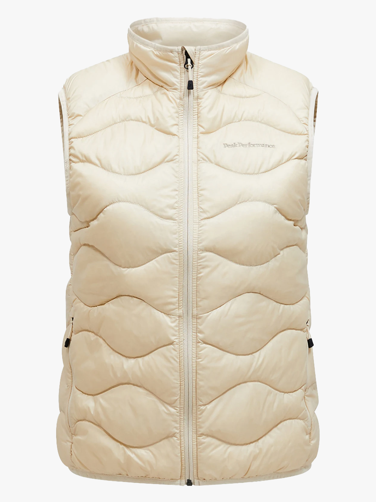 Peak Performance Helium Down Vest Women Sand Fog