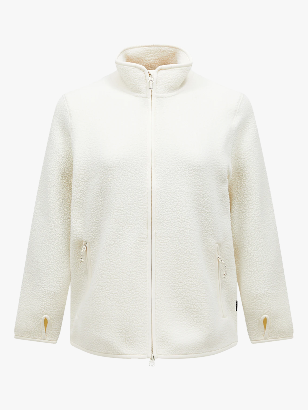 Peak Performance Pile Zip Jacket Vintage White
