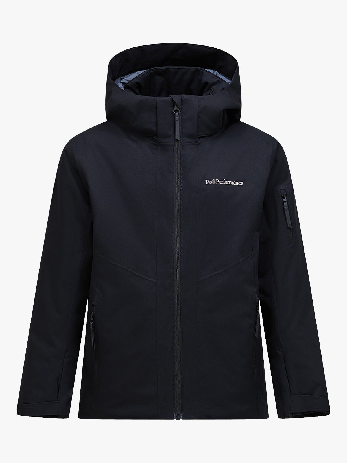 Peak Performance Junior Maroon Insulated Shell Jacket Sort
