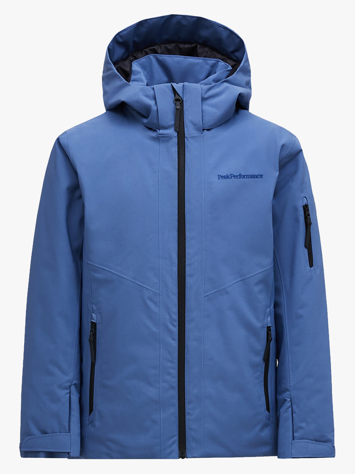 Peak Performance Junior Maroon Insulated Shell Jacket Summit Sky