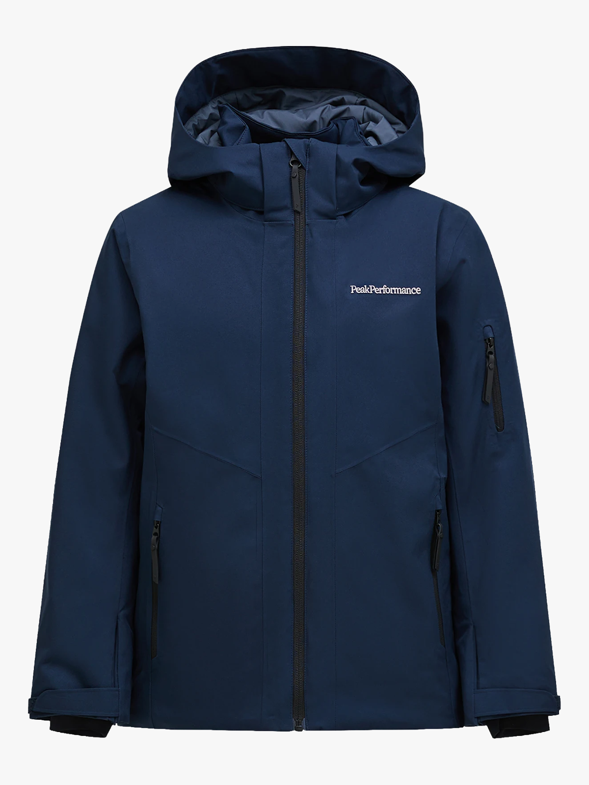 Peak Performance Junior Maroon Insulated Shell Jacket Summit Sky