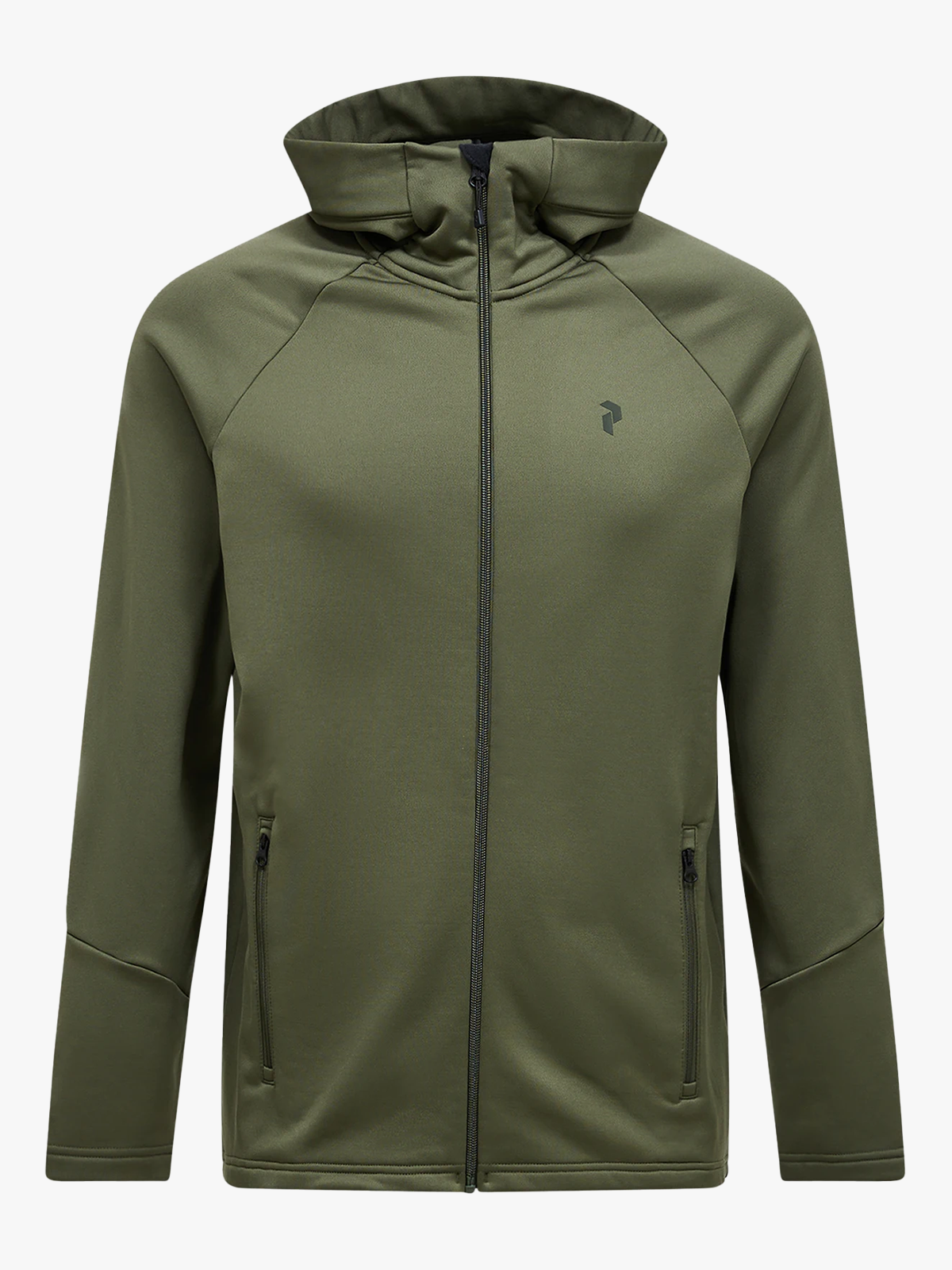 Peak Performance Rider Essentials Zip Hood Pine Needle