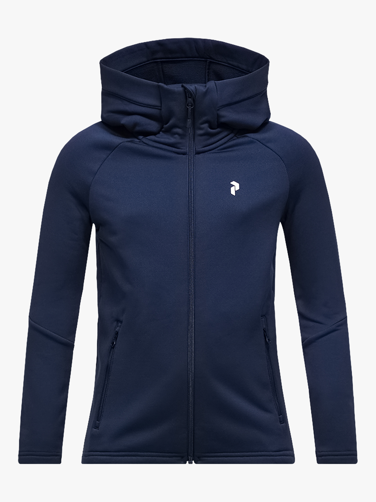 Peak Performance Junior Rider Essentials Zip Hood Blue Shadow