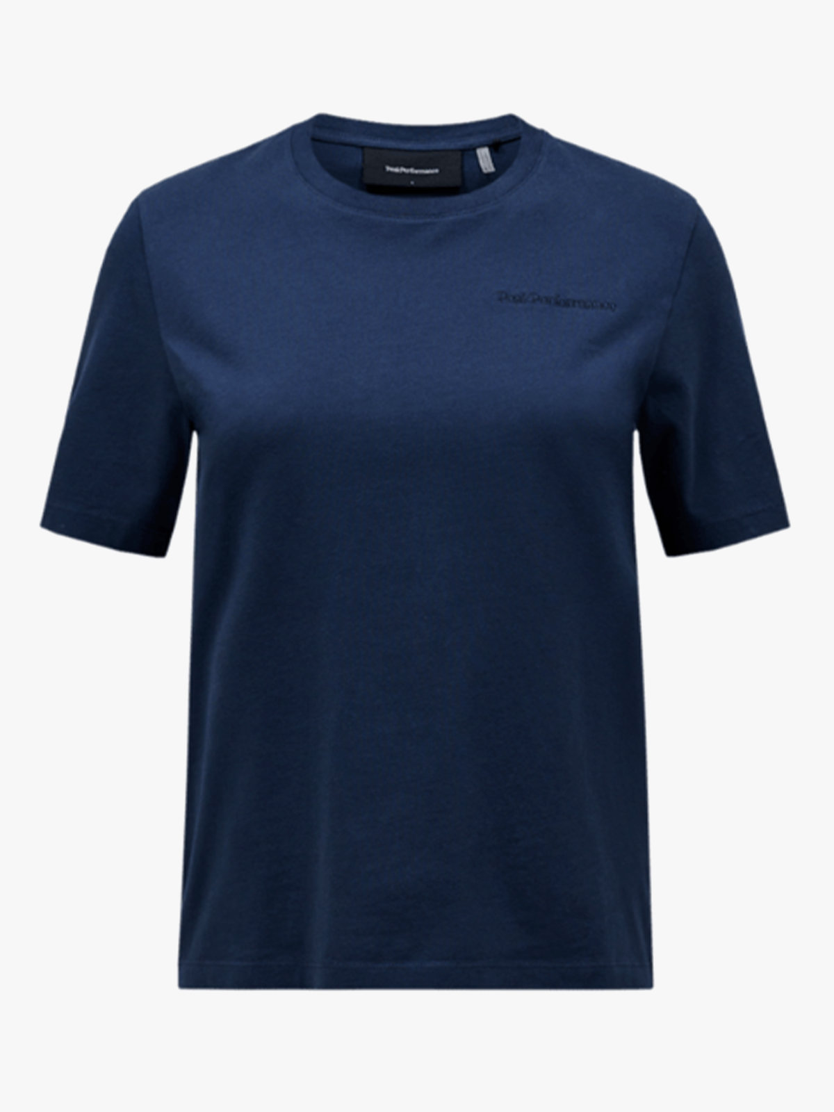 Peak Performance Original Small Logo Tee Women Blue Shadow