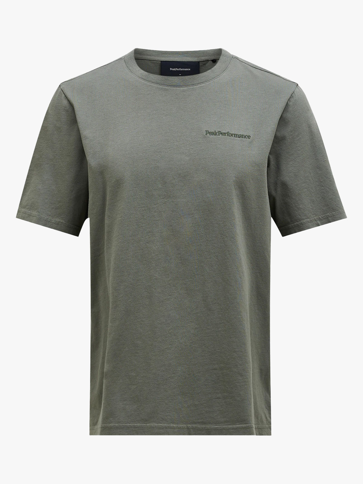 Peak Performance Original Small Logo Tee Men Pine Needle