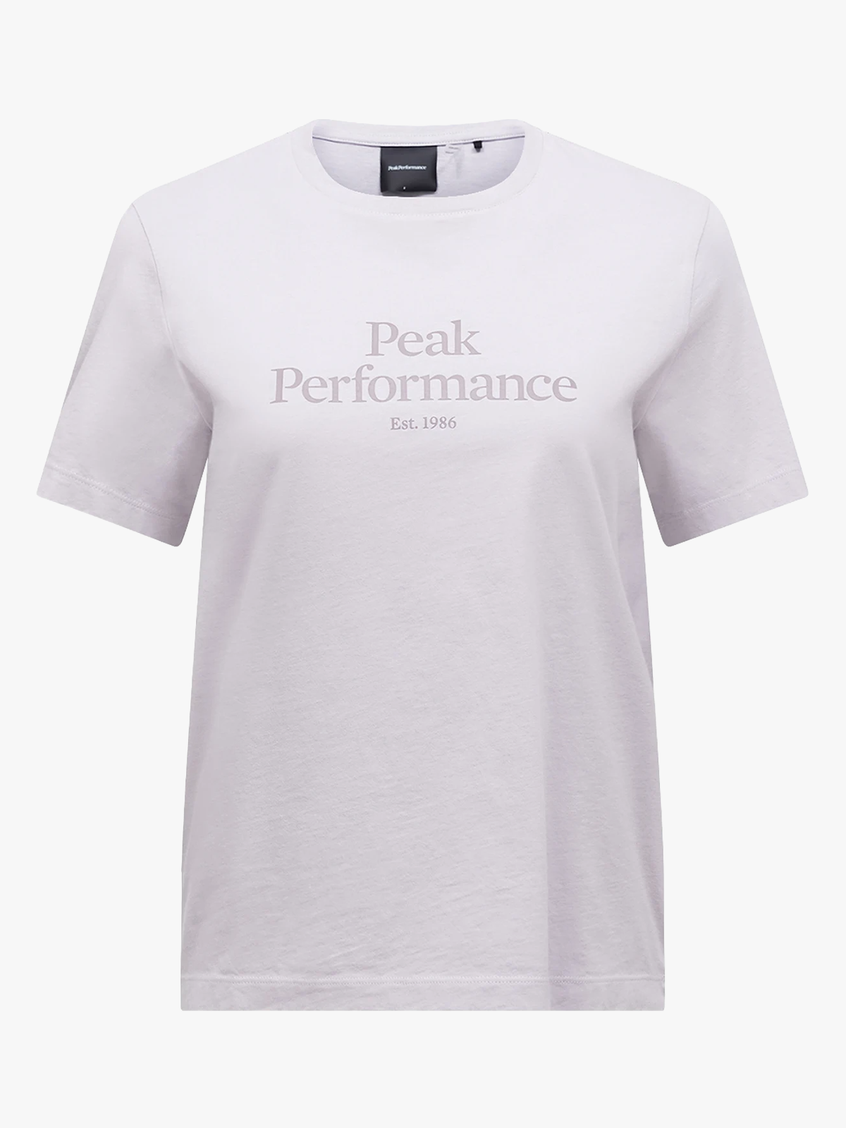 Peak Performance Original Tee Women Medium Grey Melange / Black