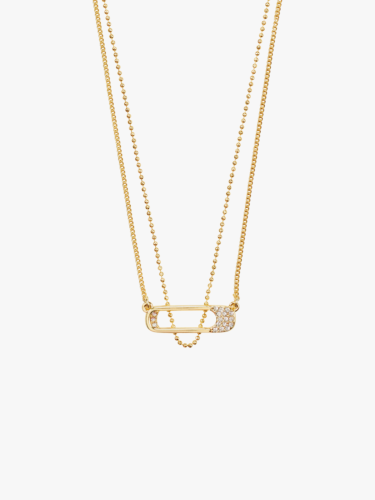 Pilgrim Instant Halskjede 2-i-1 Sett Gullbelagt