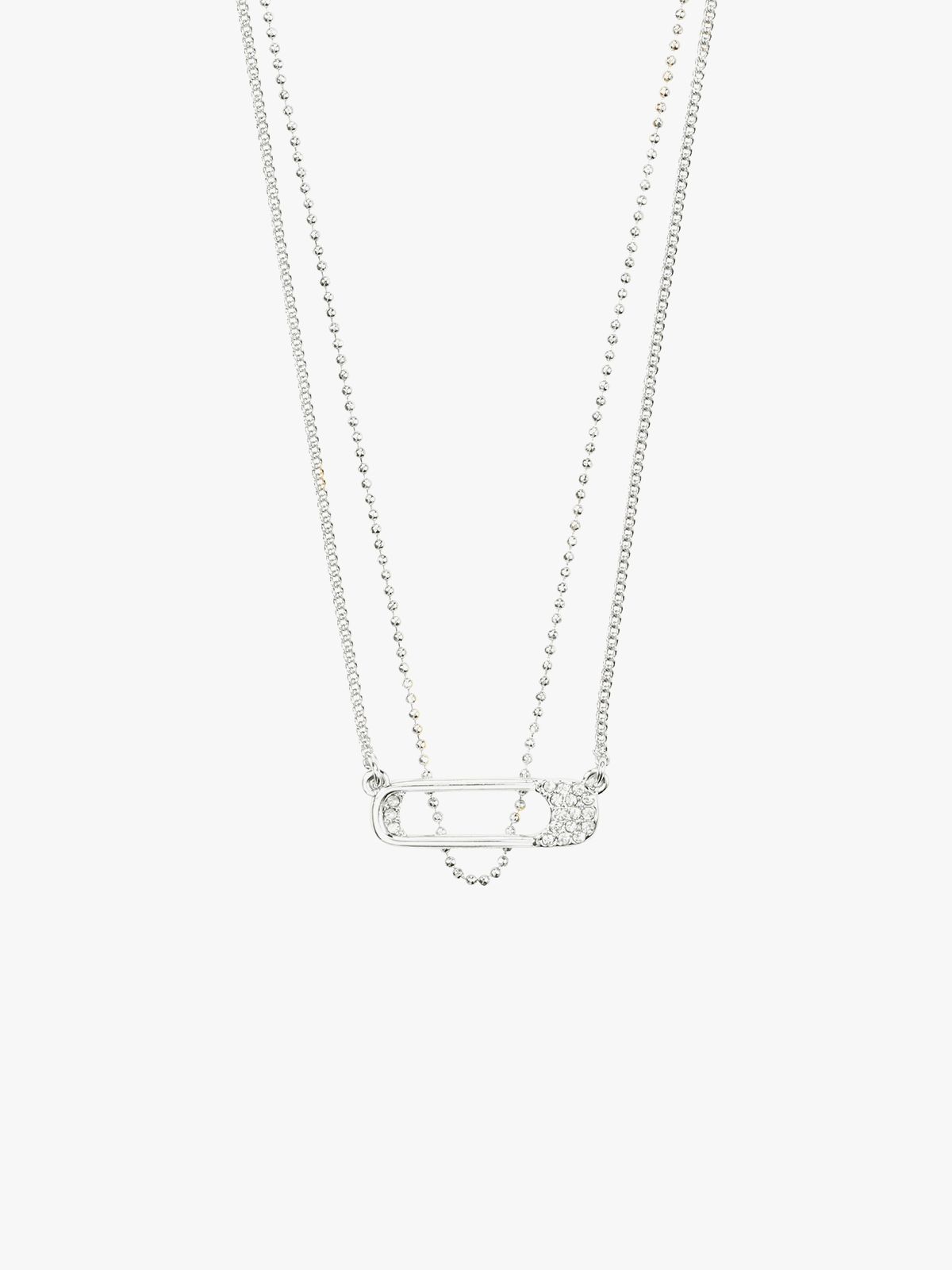 Pilgrim Instant Halskjede 2-i-1 Sett Sølvbelagt