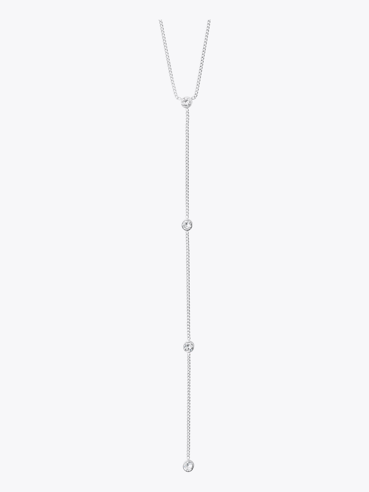 Pilgrim Root Y-Necklace Sølv
