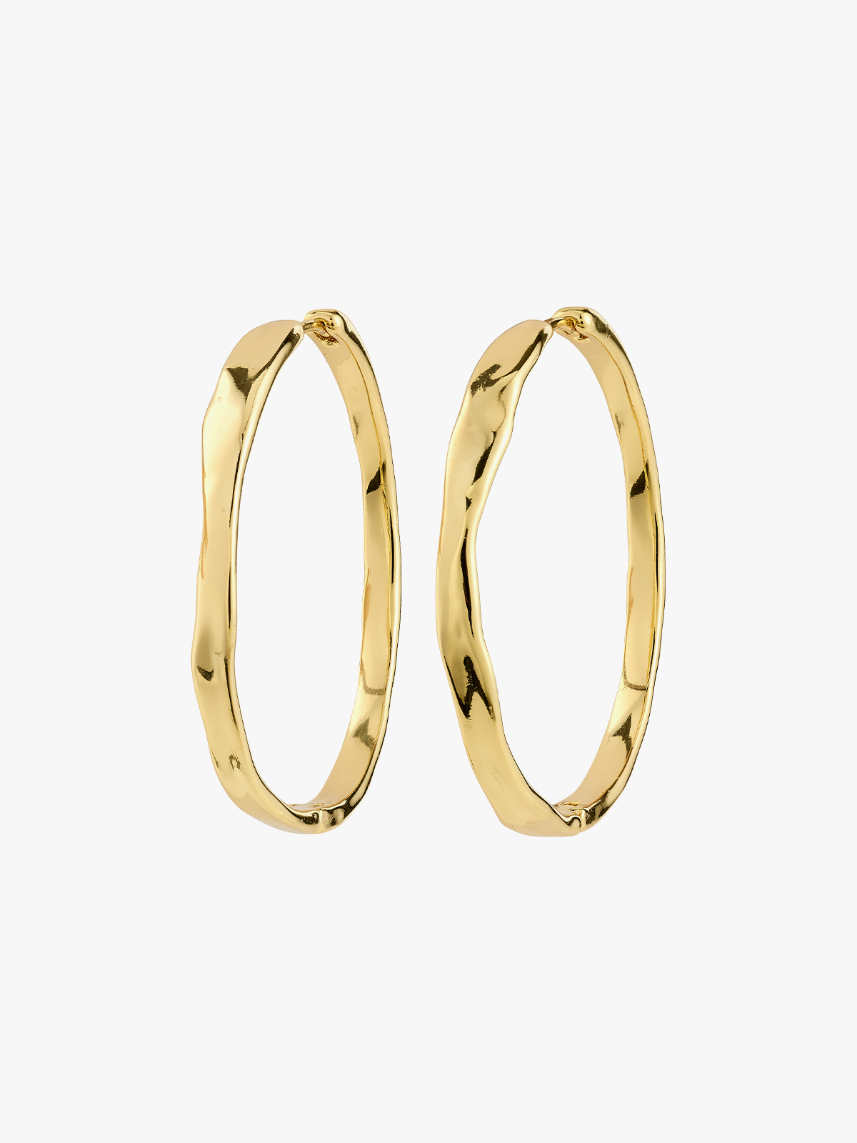 Pilgrim Ember Large Hoops Gold