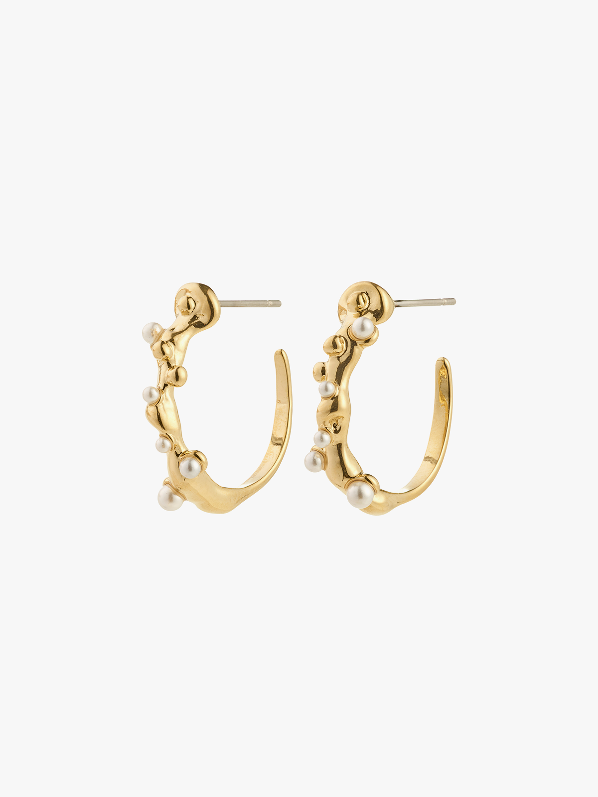 Pilgrim Hadley Øredobber Gullbelagt