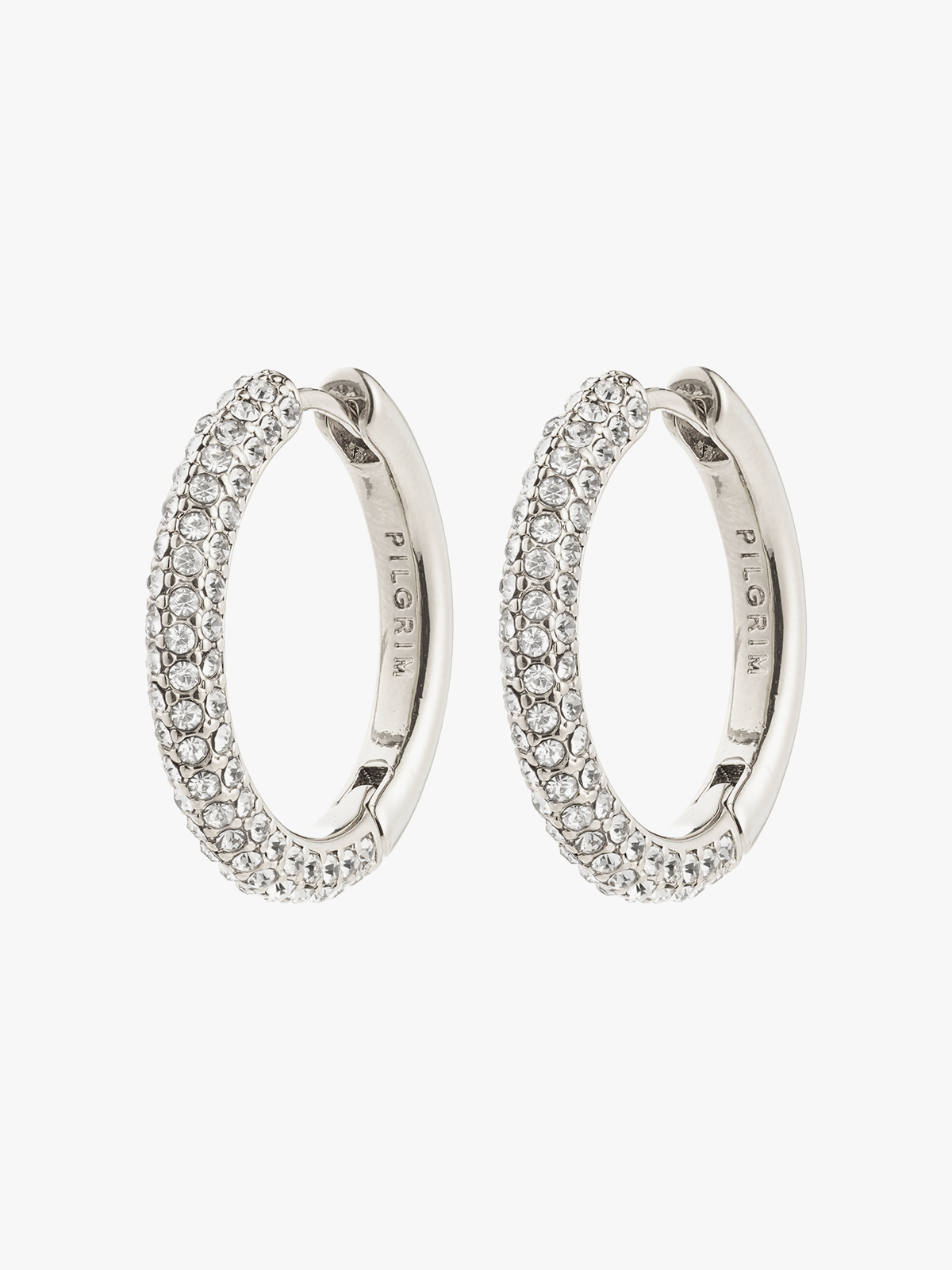 Pilgrim Tatum Large Hoops Sølvbelagt
