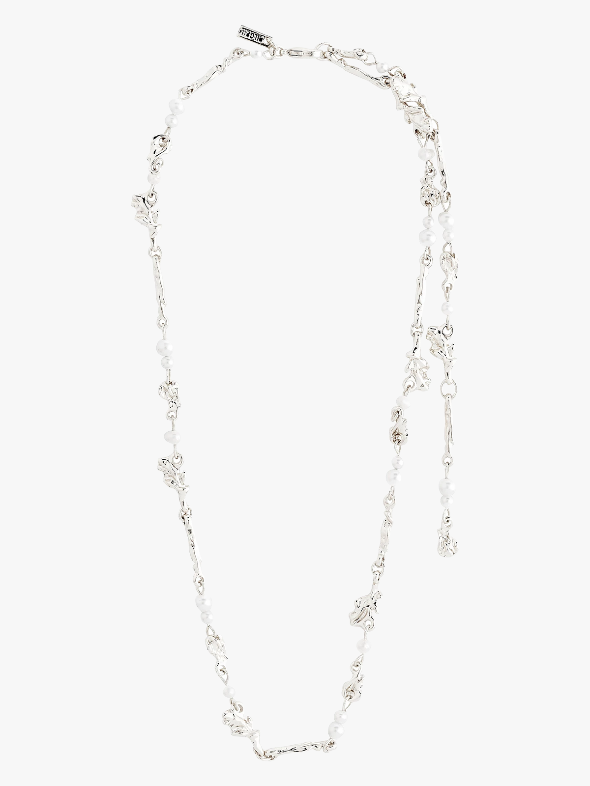 Pilgrim Sloan Perlehalskjede Silver