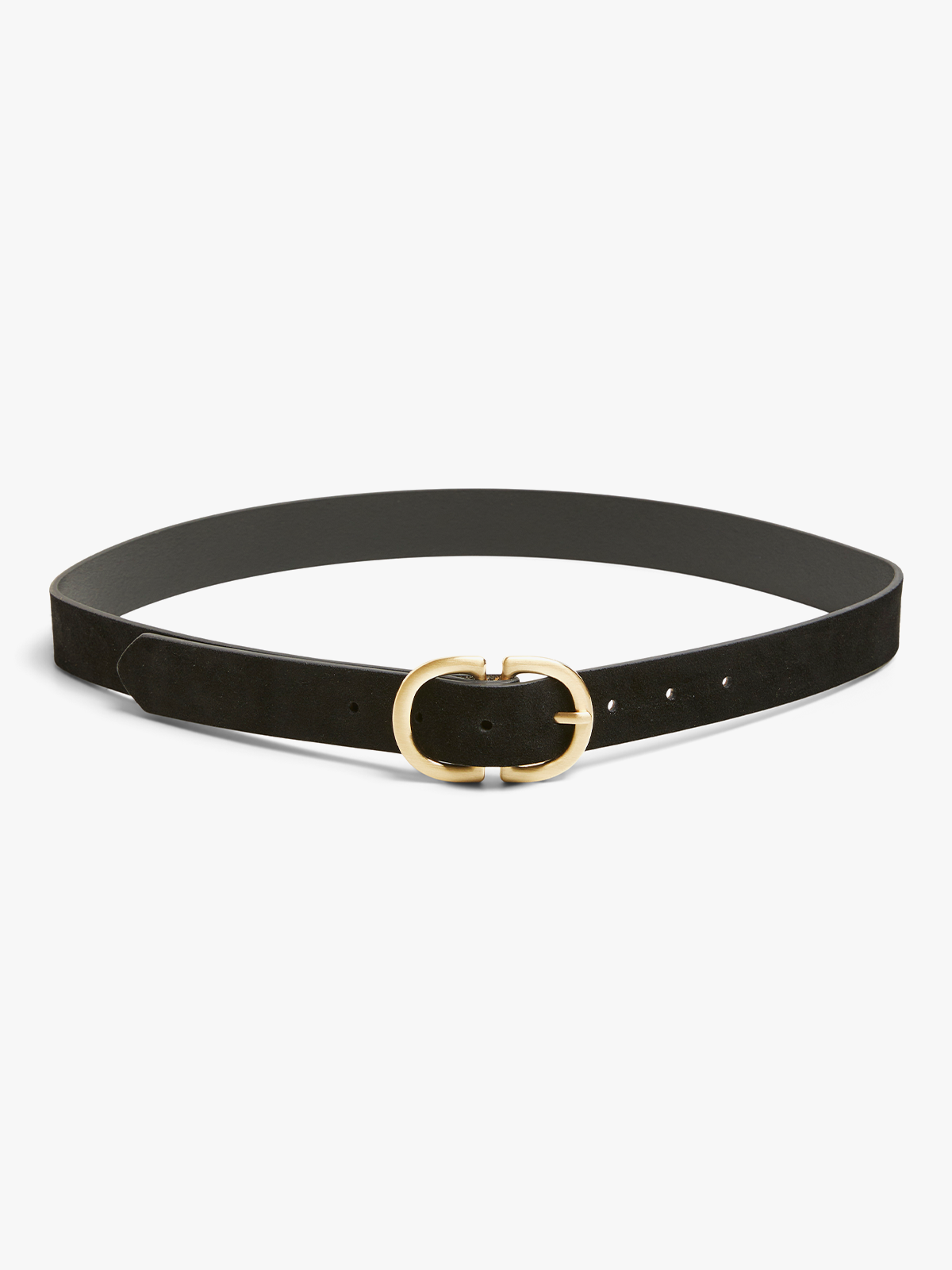 Pieces Juva Suede Jeans Belt Black