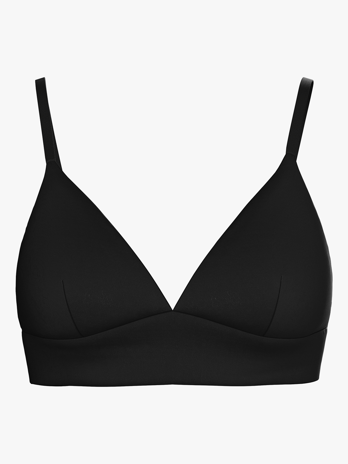 Pieces Namee Triangle Bra Black