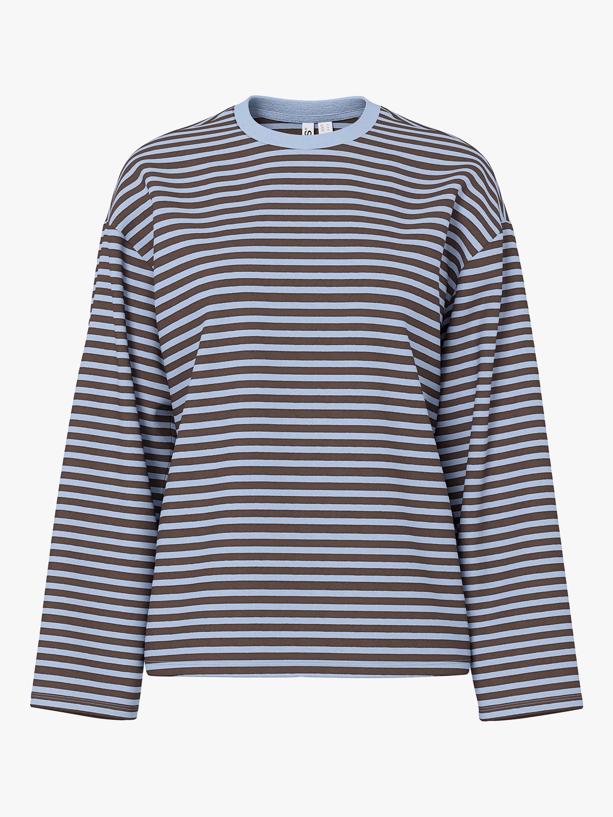 Pieces Sadie Long Sleeve Top Cashmere Blue
