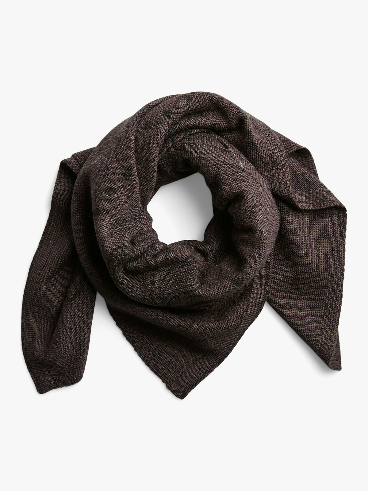 Pieces Novis Small Square Scarf Hot Fudge
