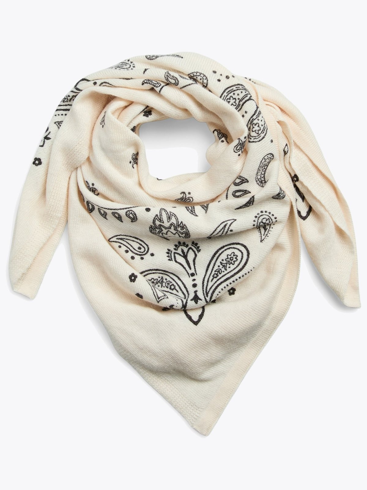 Pieces Novis Small Square Scarf Hvit