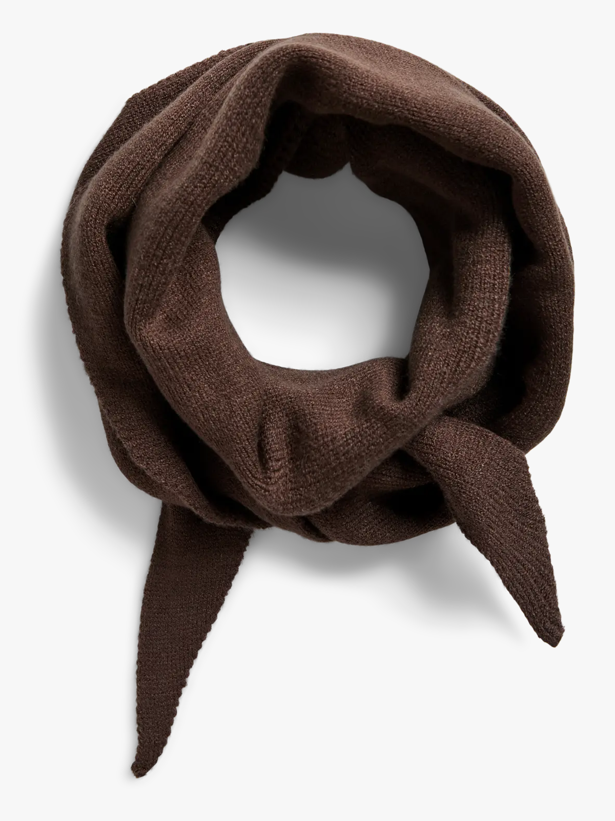 Pieces Komma Triangle Scarf Hot Fudge
