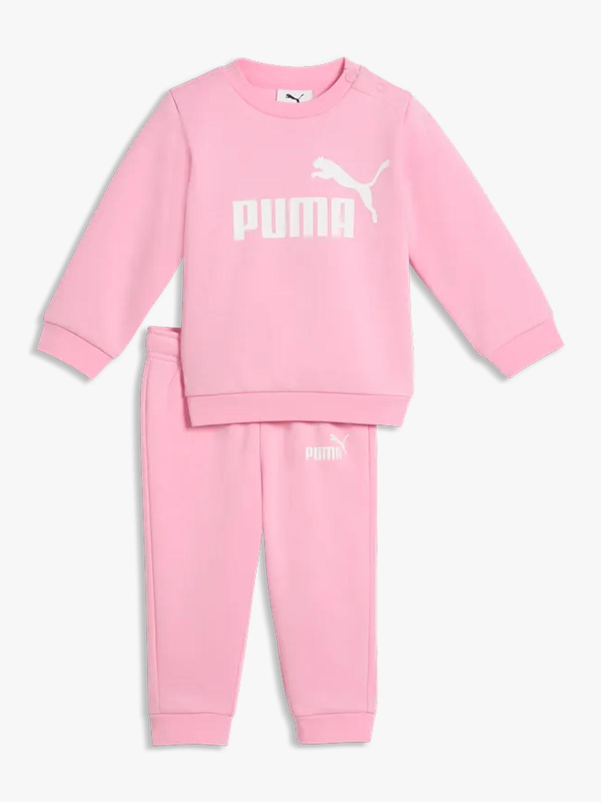 Puma Minicats Ess Crew Set Infant Pink Shimmer
