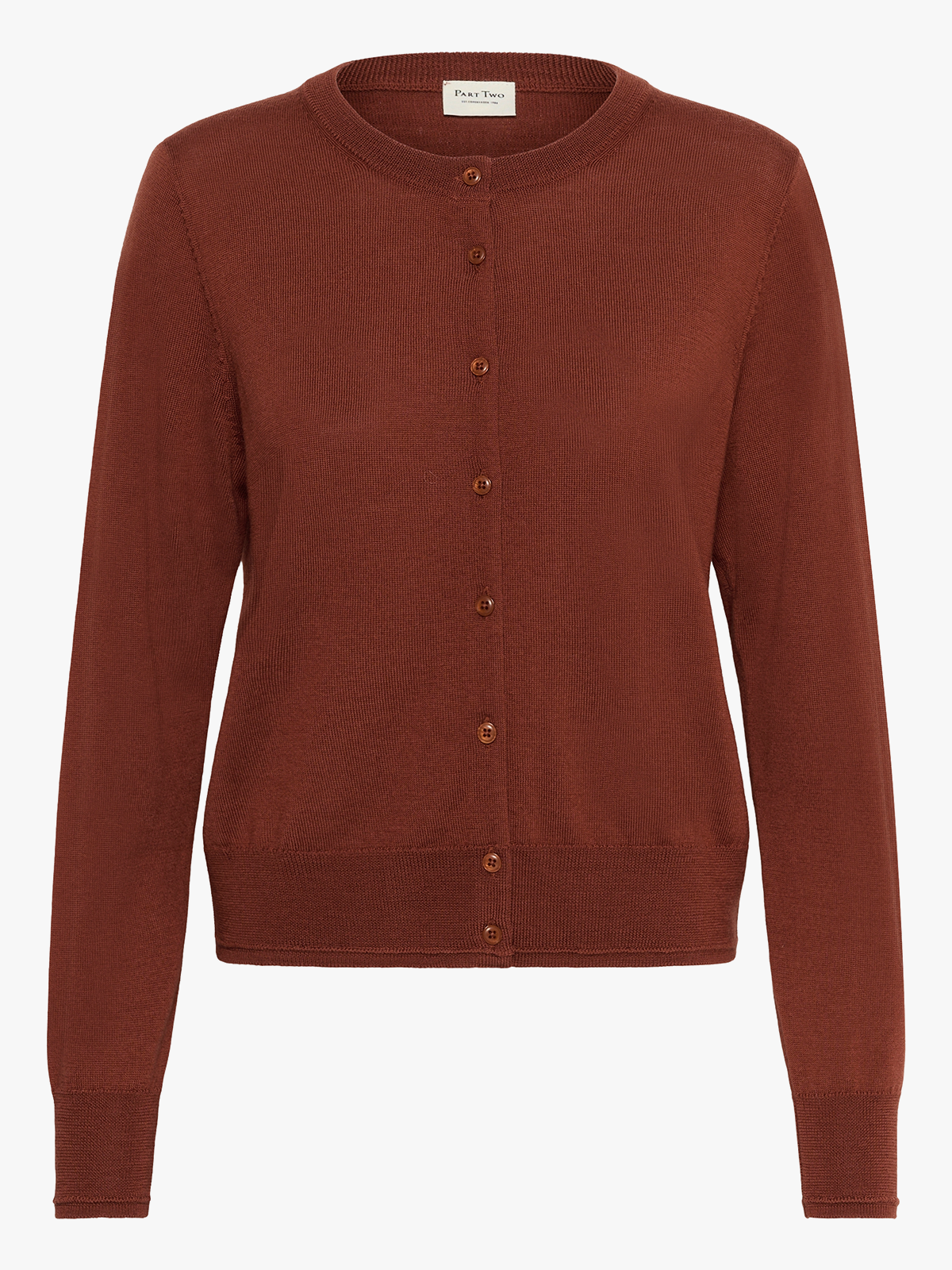 Part Two Noelani Cardigan Roasted Russet - Red