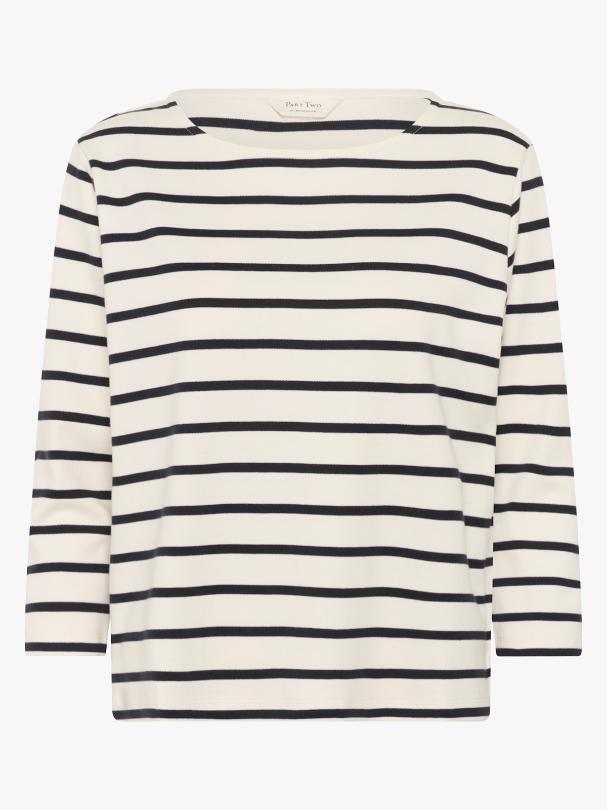 Part Two Nela T-shirt Dark Navy Stripe