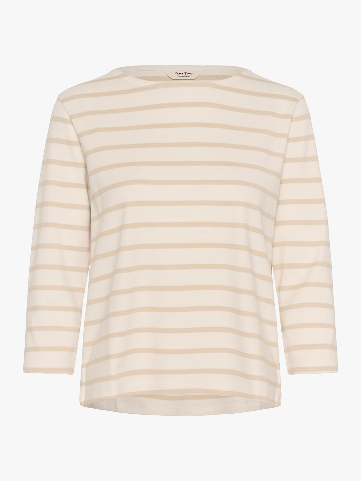 Part Two Nela T-shirt French Oak Stripe / Nature