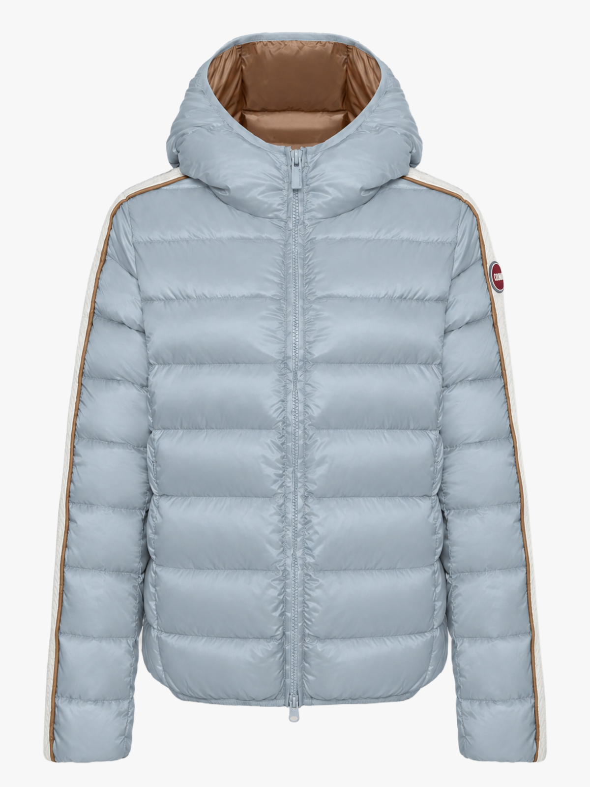 Colmar Quilted Jacket Natural Down Padded powder blue-tofu