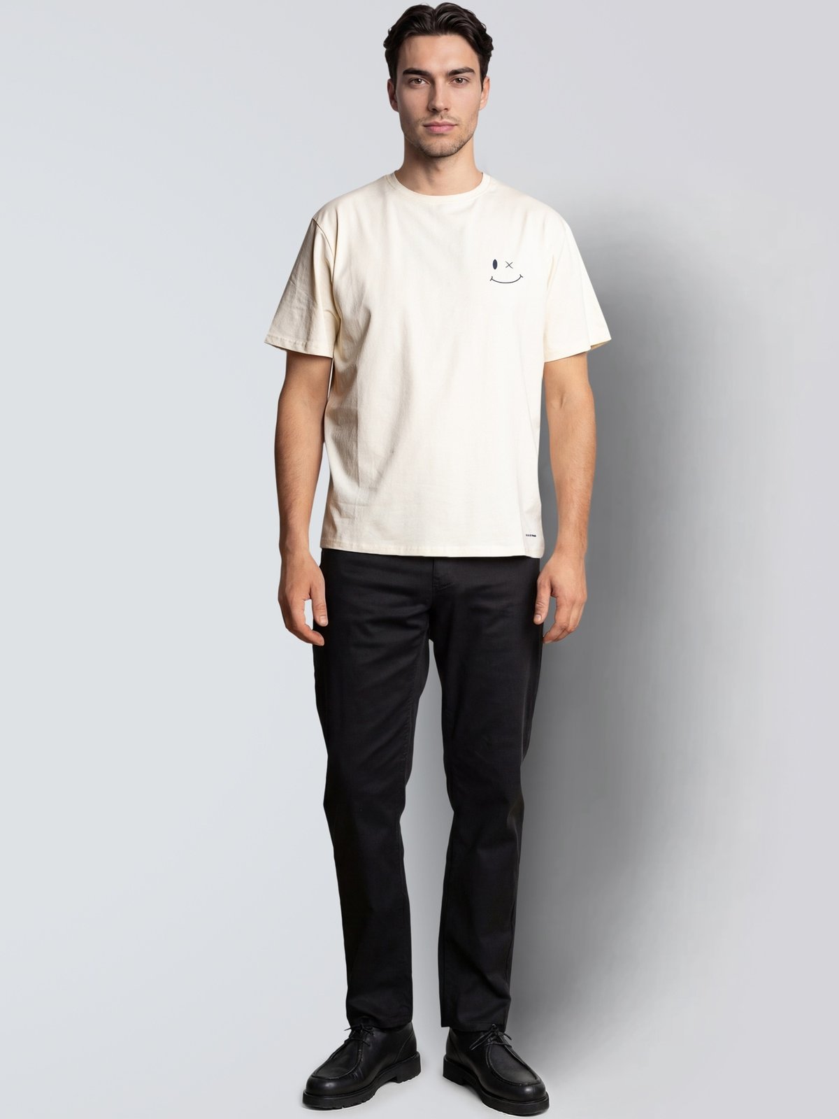 CLEAN CUT COPENHAGEN Patrick Organic Tee Ecru