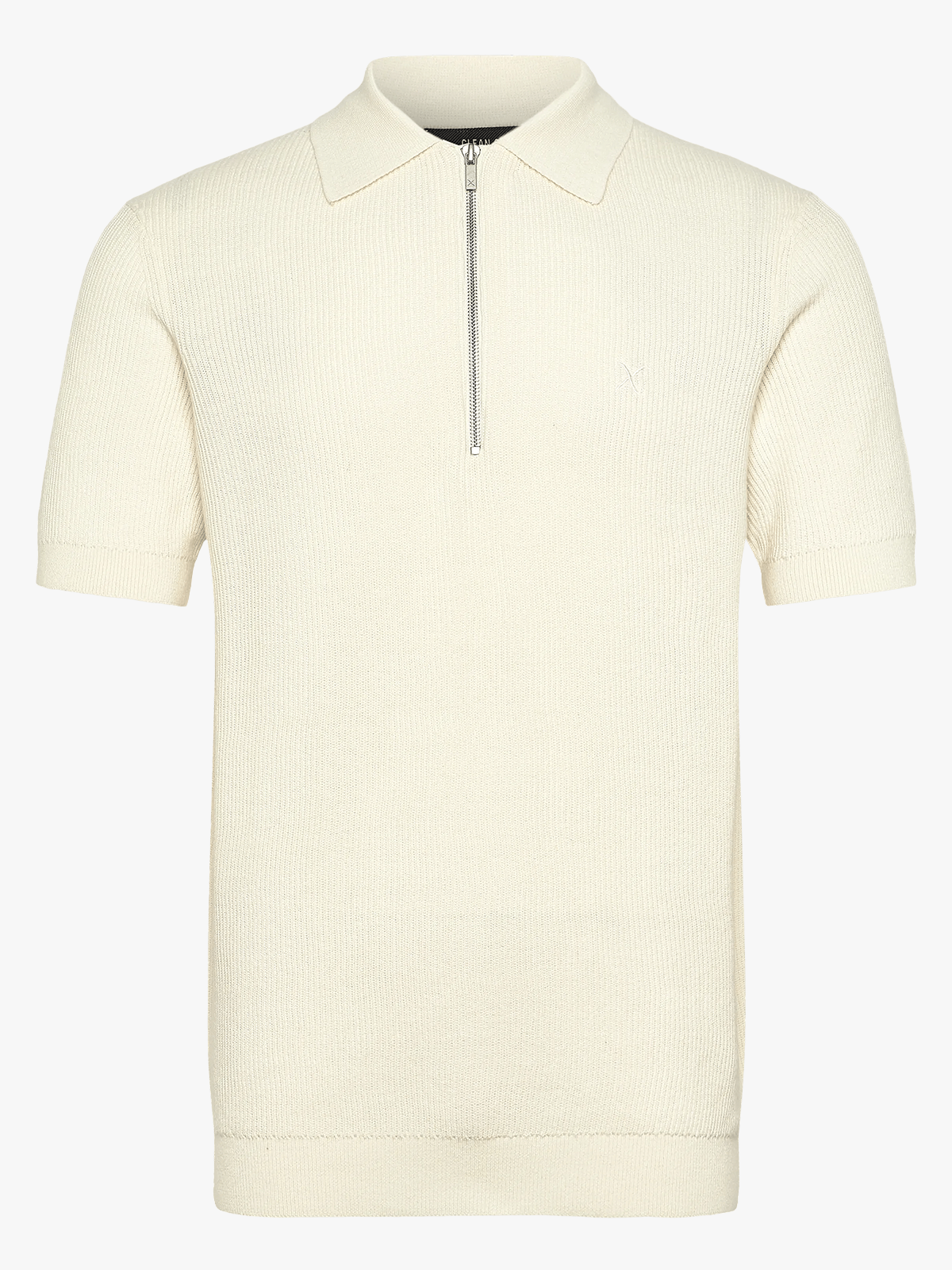 CLEAN CUT COPENHAGEN Karl Knitted Polo Ecru