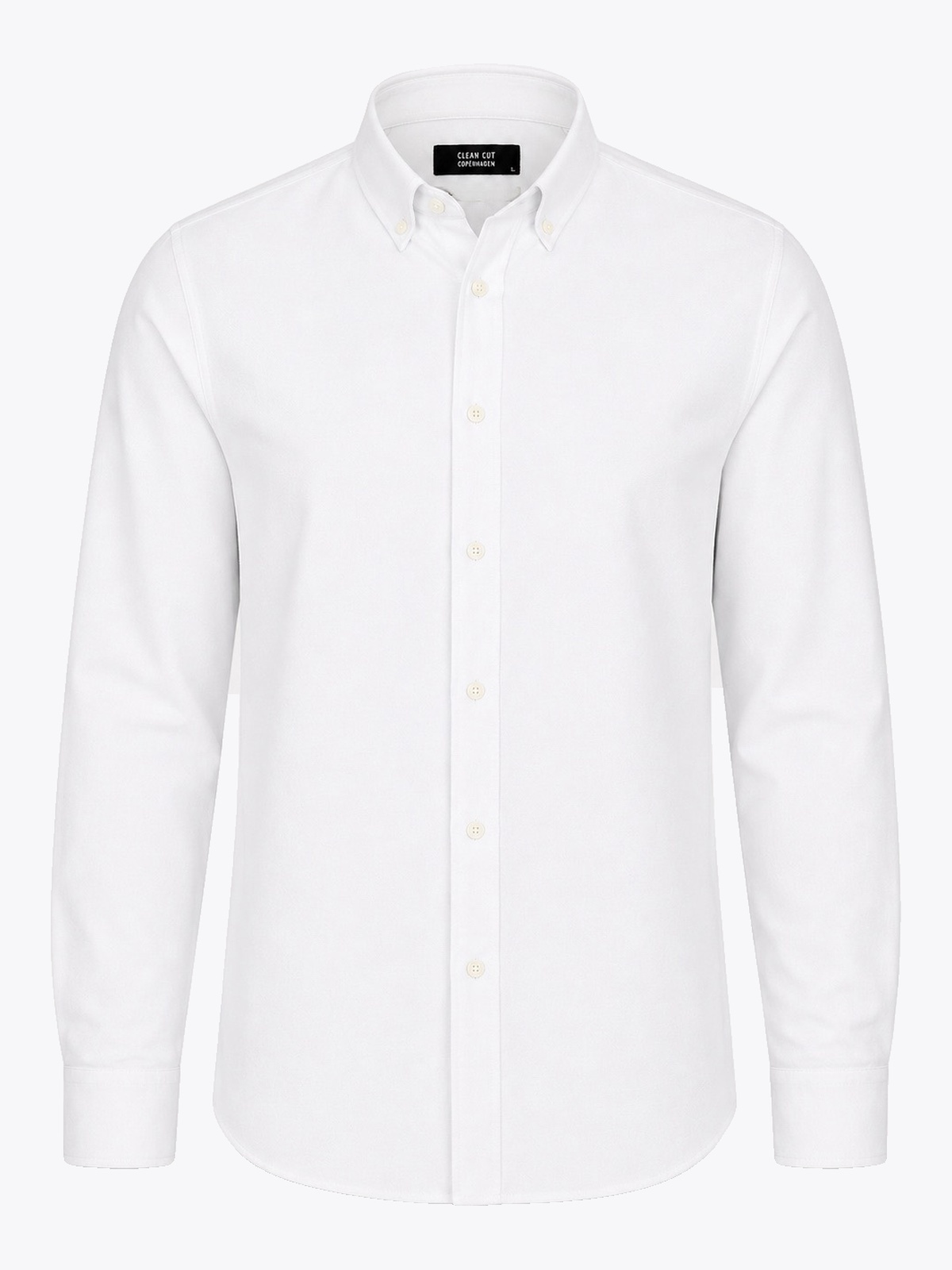 Clean Cut Copenhagen Oxford Shirt White