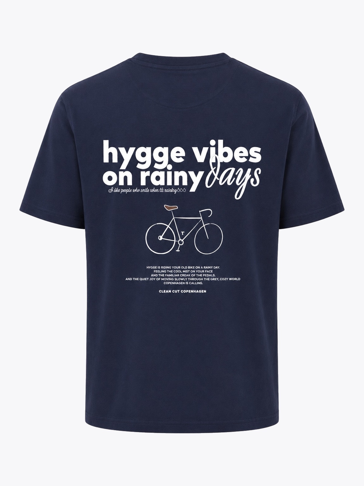 Clean Cut Copenhagen Hygge Organic T-Shirt Navy