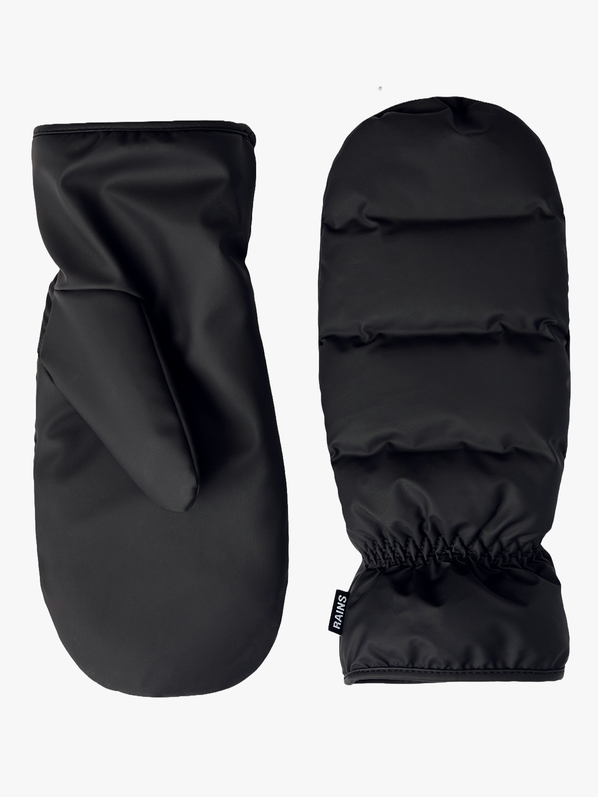 Rains Puffer Mittens Black