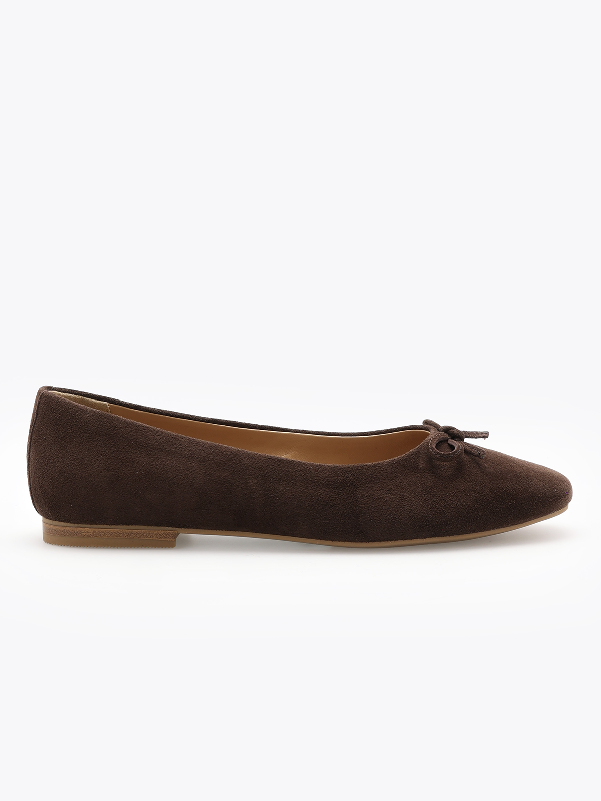 Roberto Rosso Trieste Ballerina Leather Dark Brown