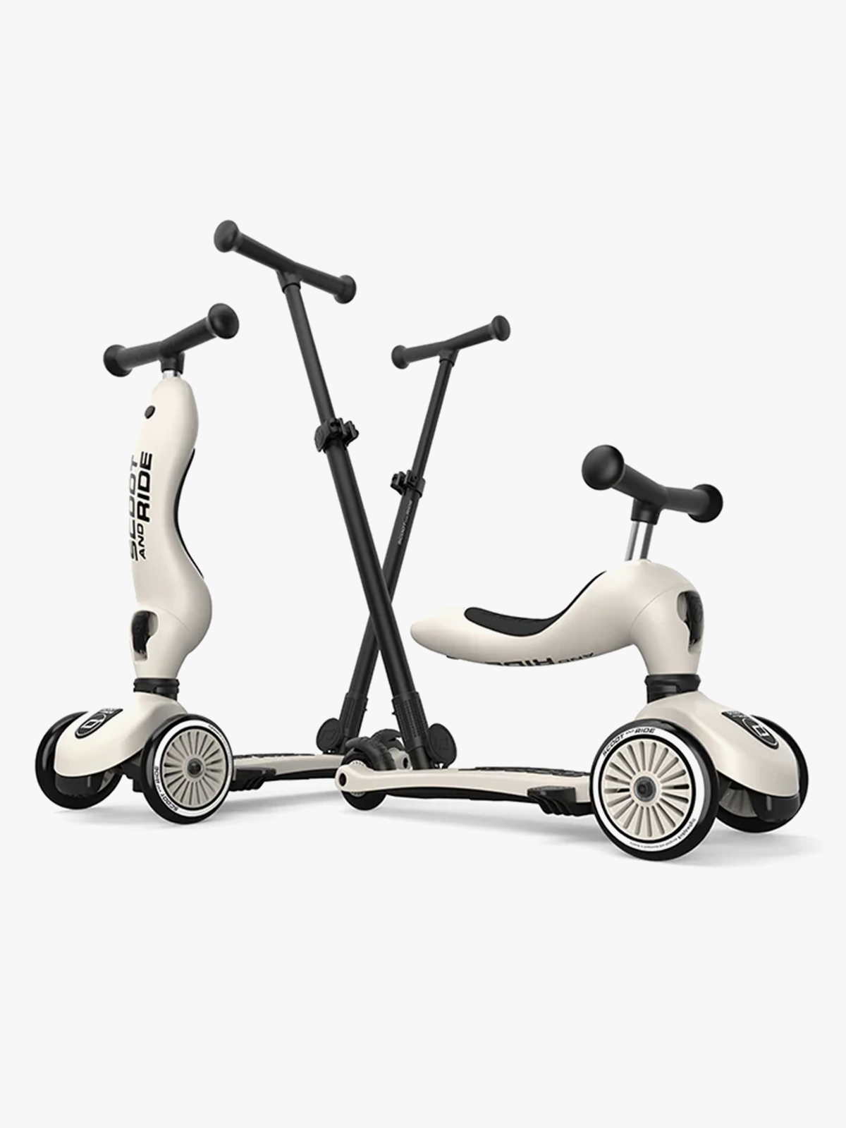 Scoot - Ride Sparkesykkel Highwaykick 1 Push & Go Ash