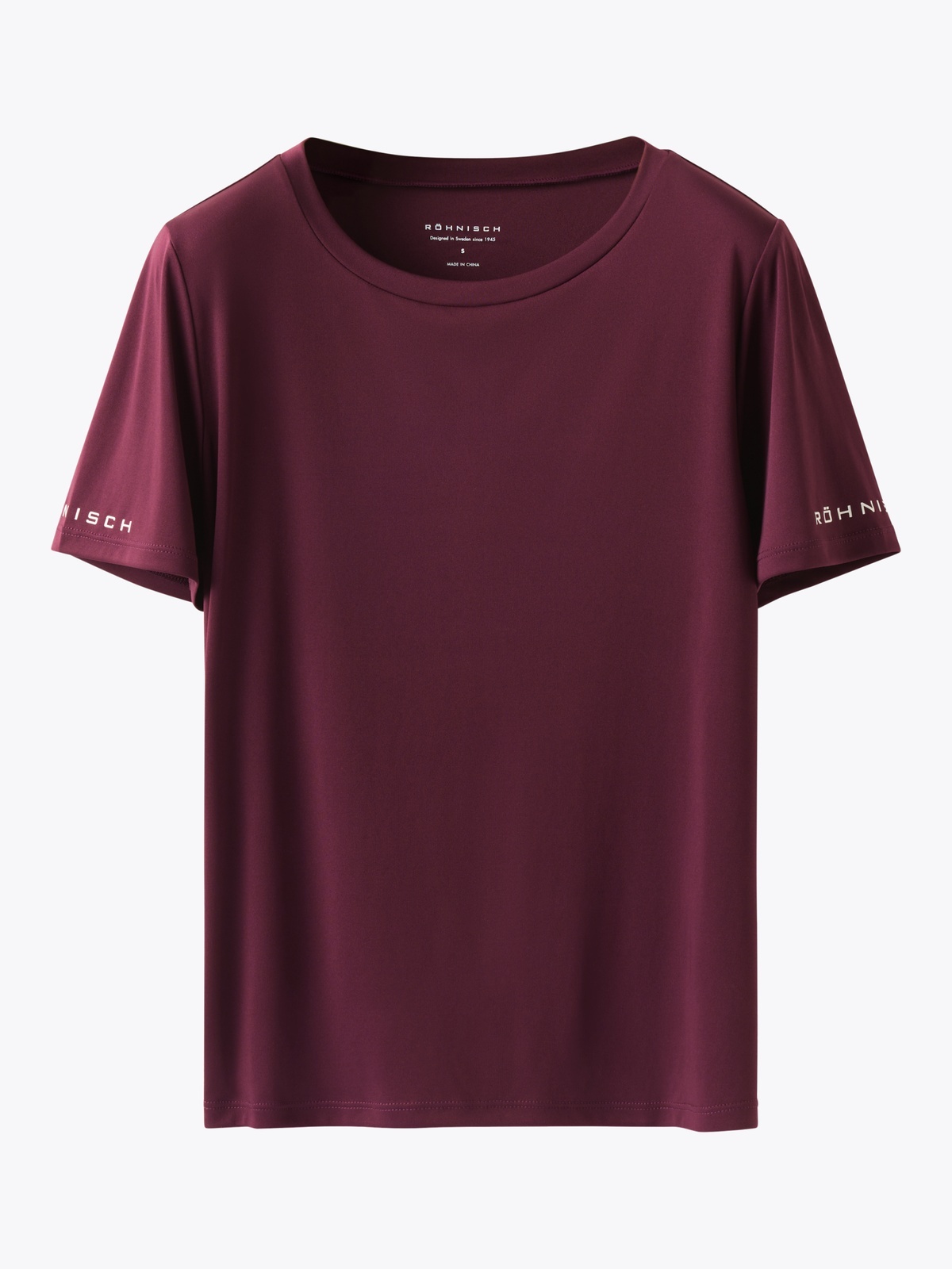 Röhnisch Team Logo Tee Burgunder