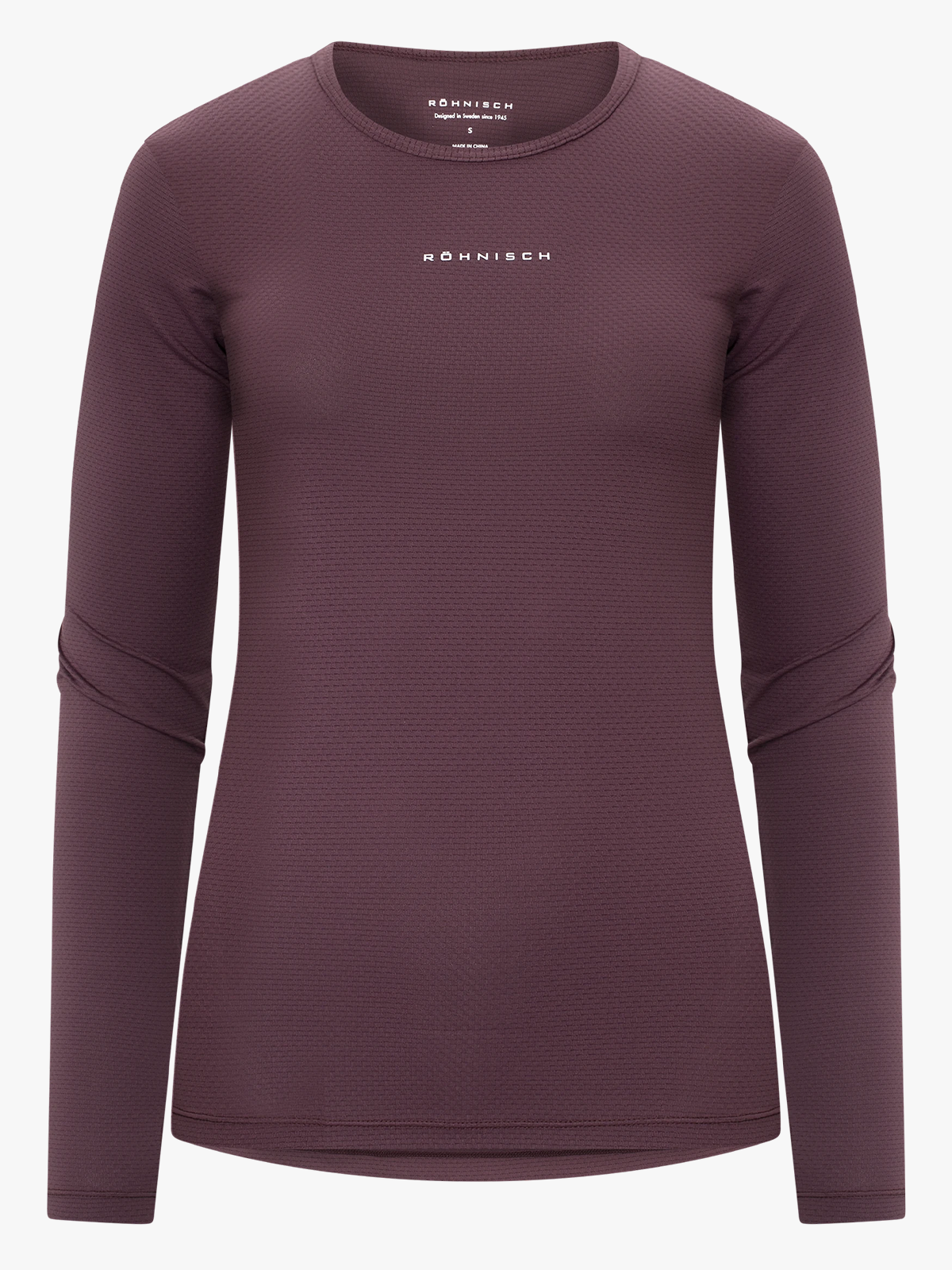 Röhnisch Jacquard Long Sleeve Top Huckleberry