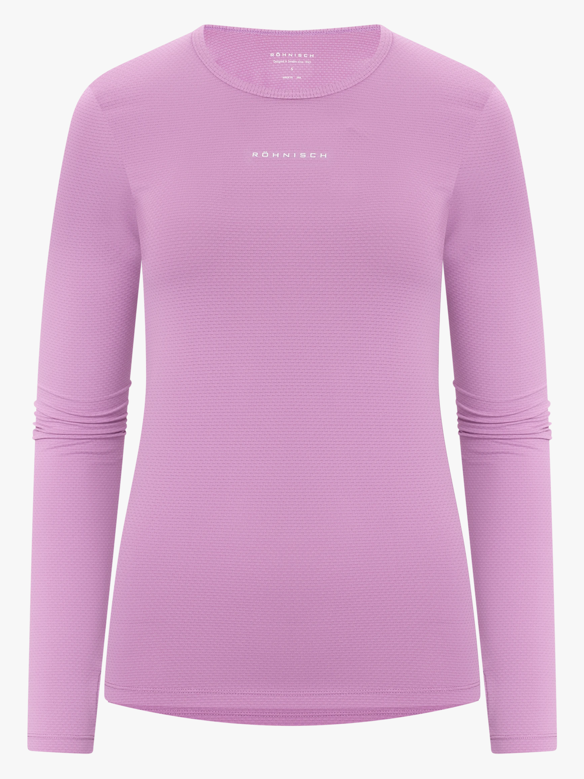 Röhnisch Jacquard Long Sleeve Top Smoky Grape