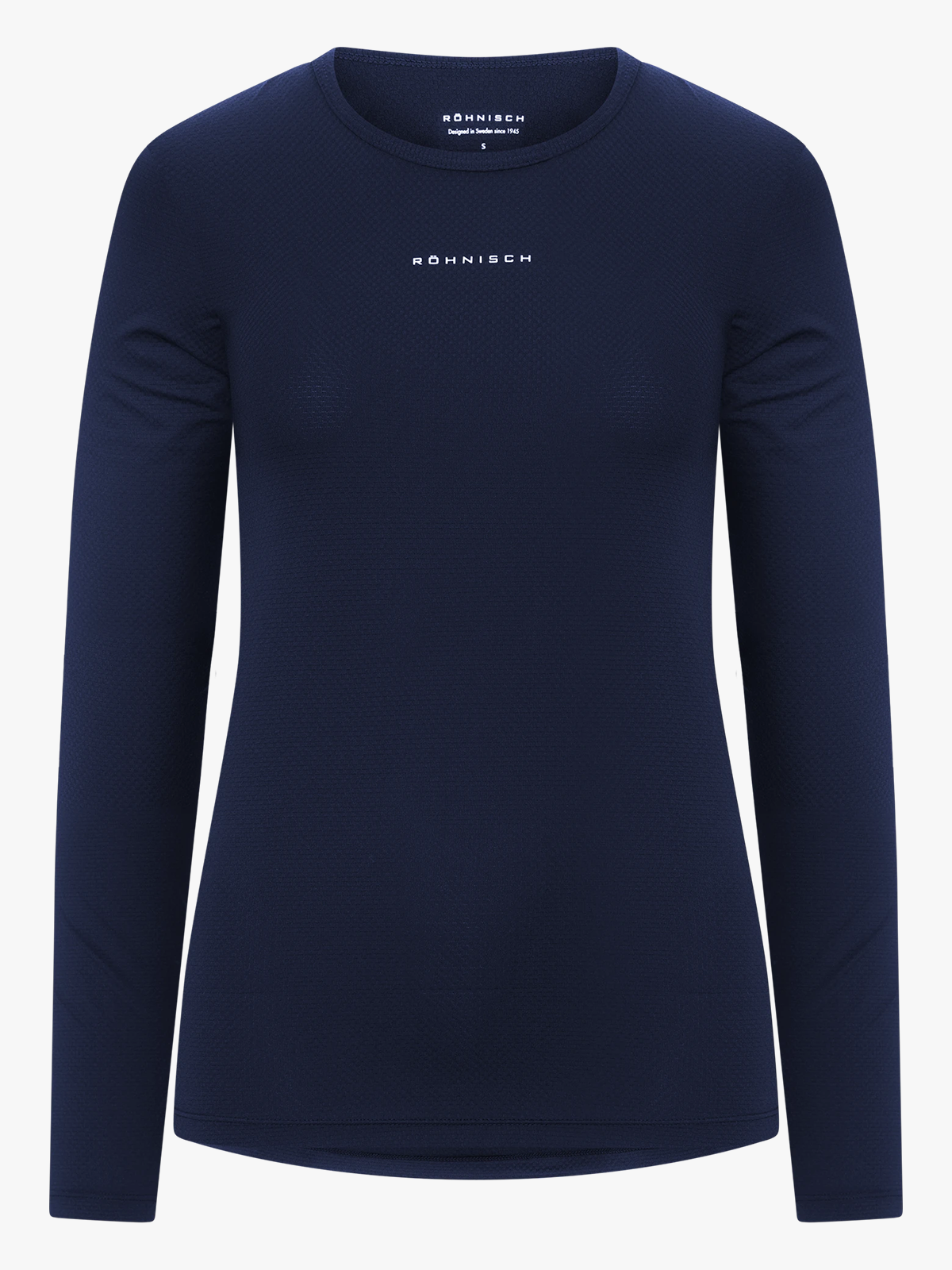 Röhnisch Jacquard Long Sleeve Top Indigo