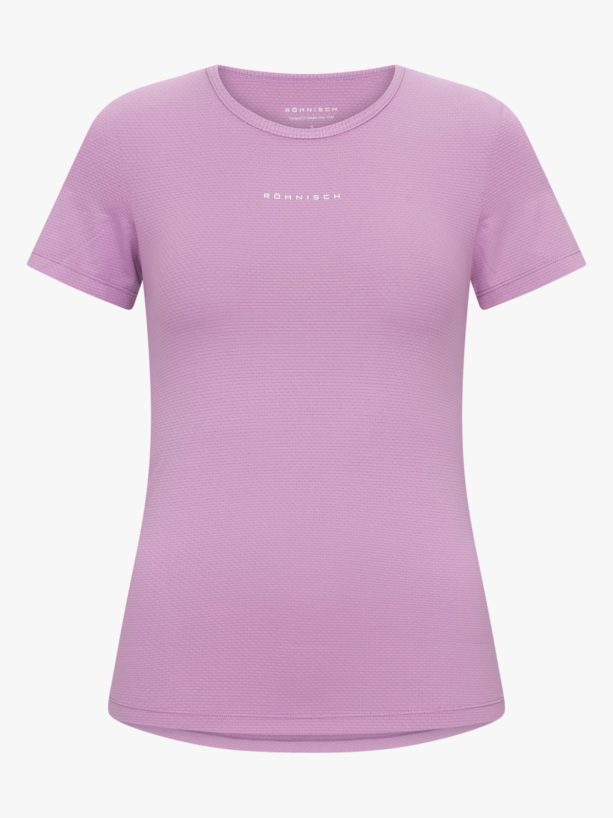 Röhnisch Jacquard Short Sleeve Top Smoky Grape