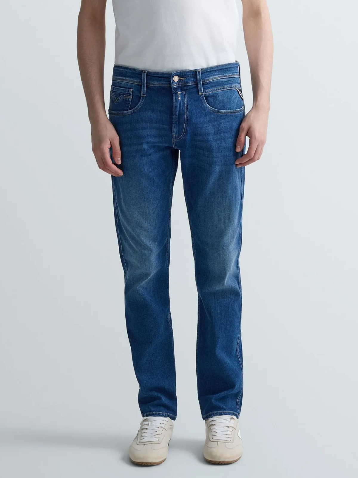 Replay Anbass Comfortstretch Dark Blue