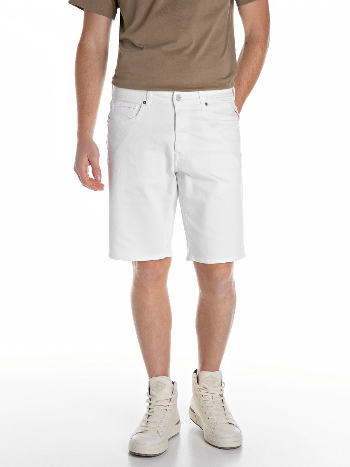 Replay Grover Shorts Hvit