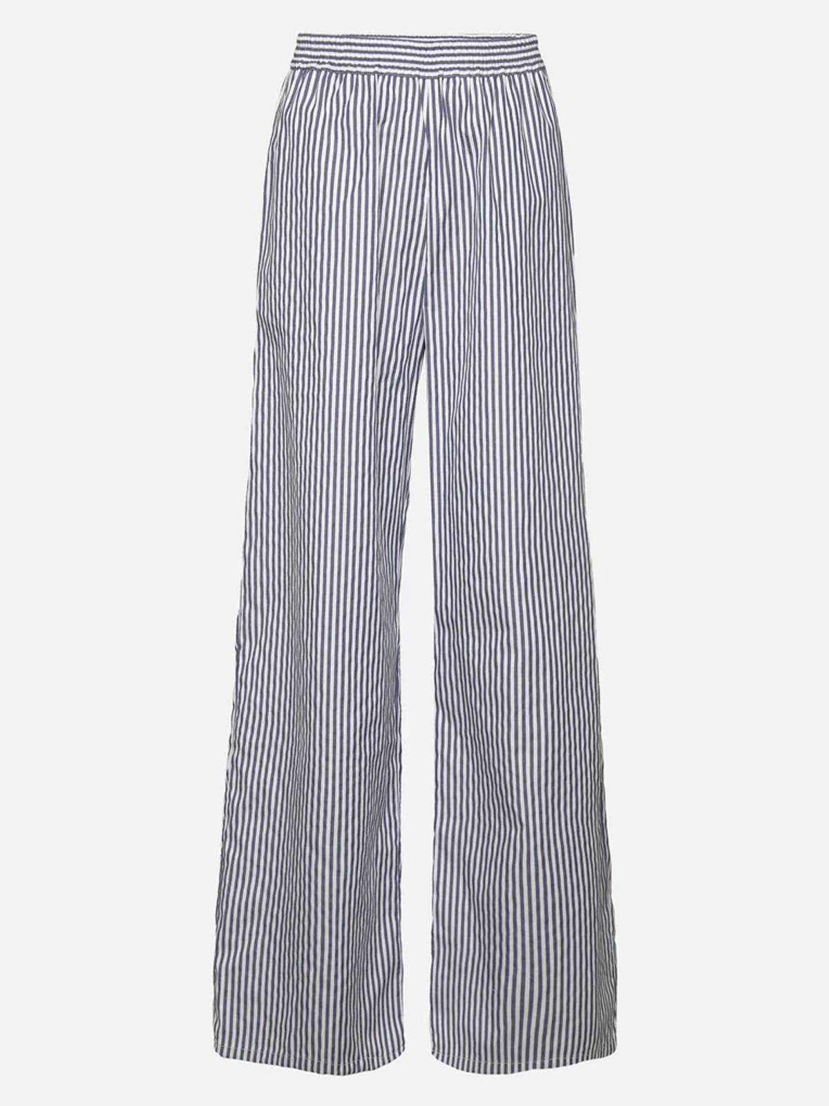 Rosemunde Ivy Straight Trousers Navy Stripe