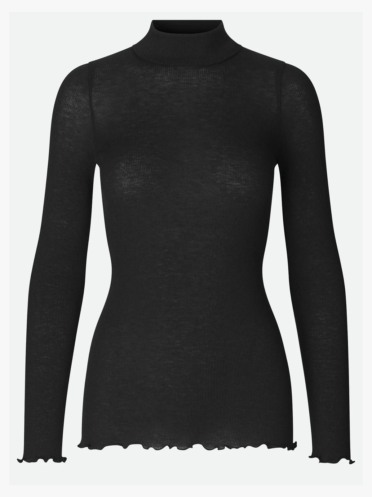Rosemunde Burlington Long Sleeve Regular T-neck Black