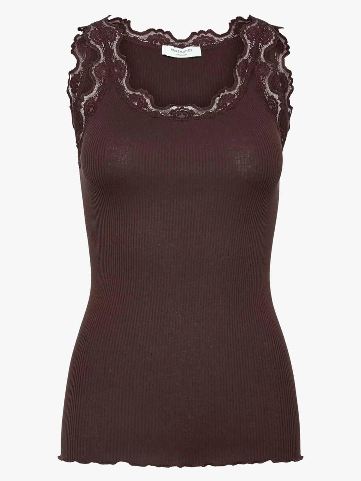 Rosemunde Babette Silk Top With Lace Mole