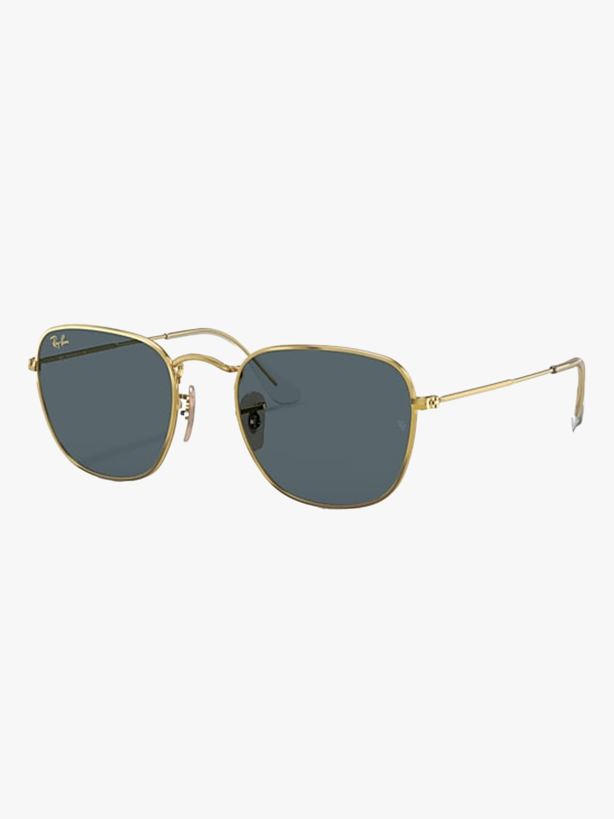 Ray-Ban Frank Frame: Polished Gold / Lenses: Blue